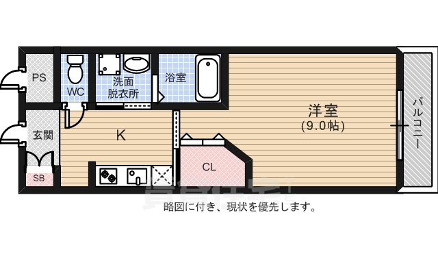 アクアシティ本川町の間取り