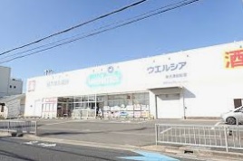 【助松町3丁目戸建てのドラックストア】