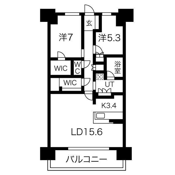 大阪ベイレジデンスの間取り