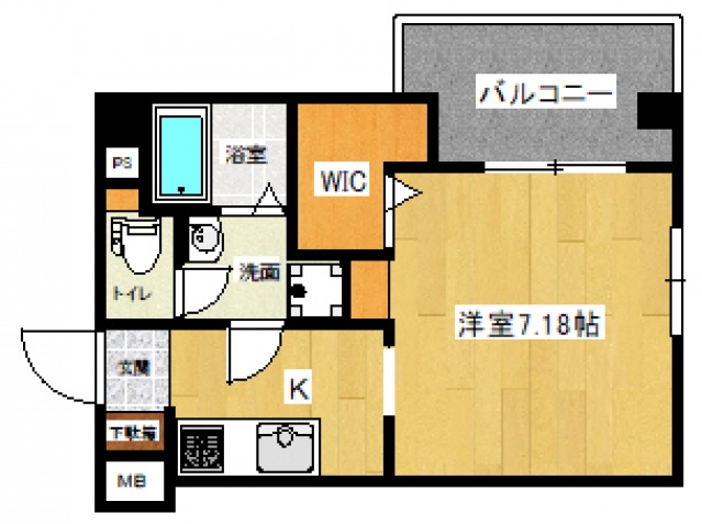 【LE DOME東蟹屋（ルドームヒガシカニヤ）の間取り】