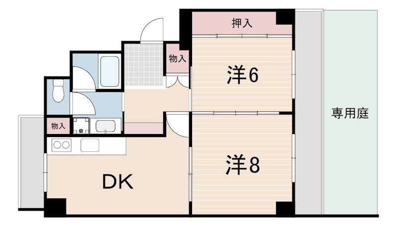 東灘ロイヤルマンションの間取り