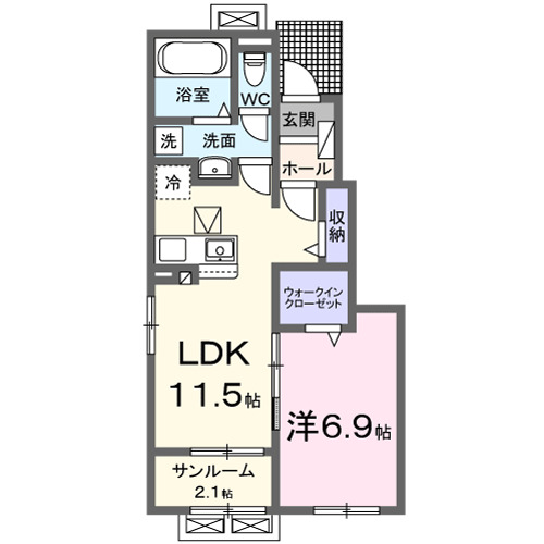 Ｓｏｕｔｈ　Ｌｉｎｏの間取り