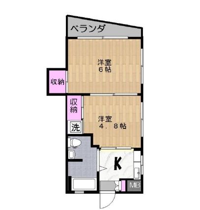 【練馬区豊玉上のマンションの間取り】