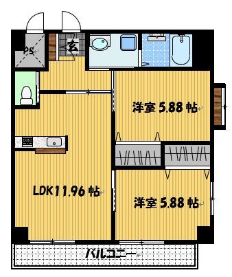 アミティ坂本の間取り