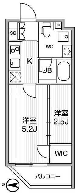 リテラス清澄白河の間取り