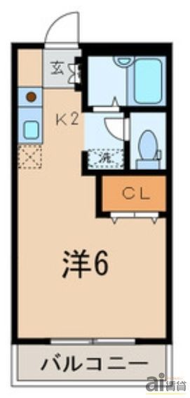 西東京市柳沢のアパートの間取り