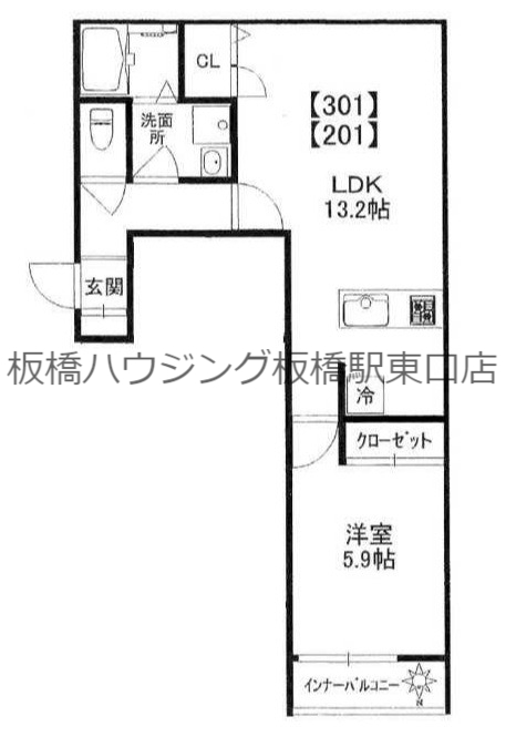 リヴァストン氷川台の間取り