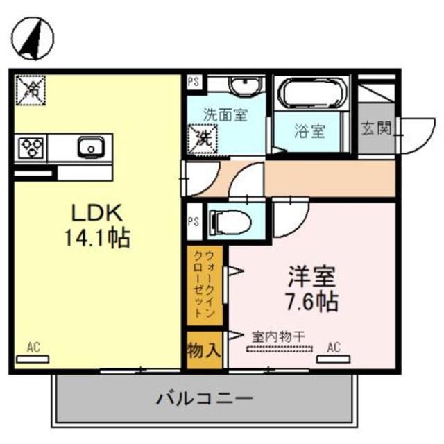 D-ROOM NANKAIの間取り