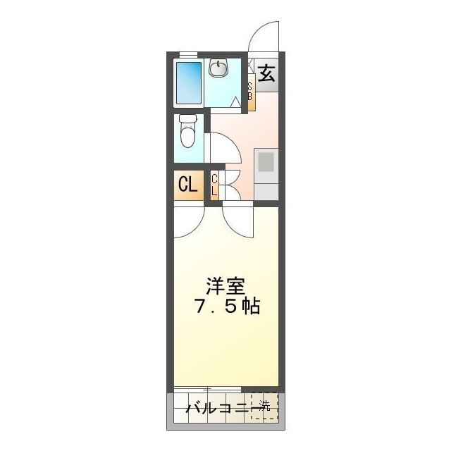 メゾンシャルムの間取り