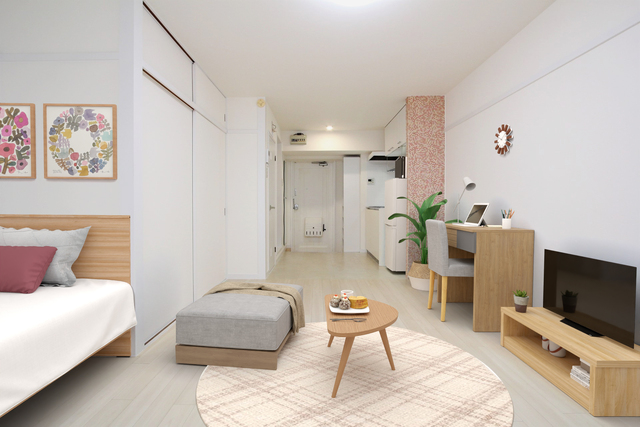 居室・リビング　イメージ画像につき、画像内家具家電は付帯設備ではございません