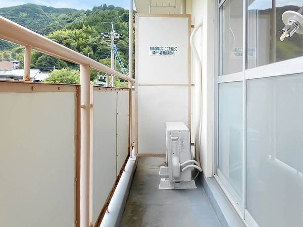 バルコニー　ビレッジハウスの同一物件・同一タイプの間取りの写真です