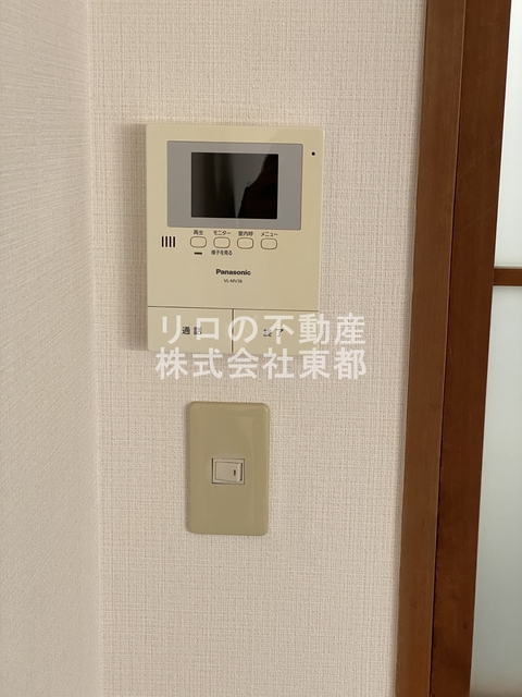 セキュリティ　訪問者が一目で分かるＴＶモニタ付インターホンです！