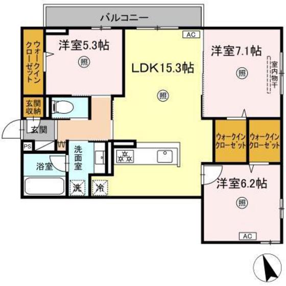 ｏｎｅｗｉｄｅ祇園の間取り