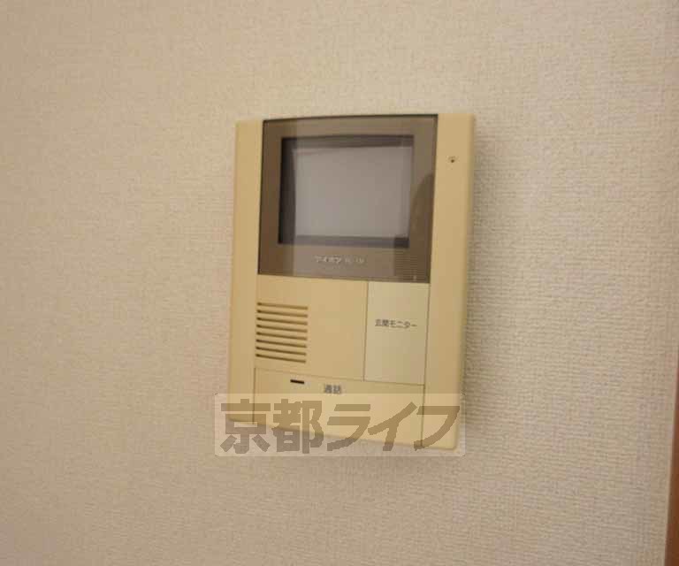 セキュリティ　モニター付きで安心です・