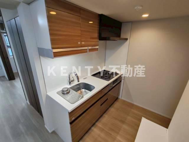 キッチン　コンパクトなキッチンで掃除もラクラク