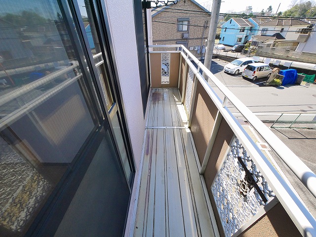 バルコニー　落ち着いた時間を過ごせるバルコニーです