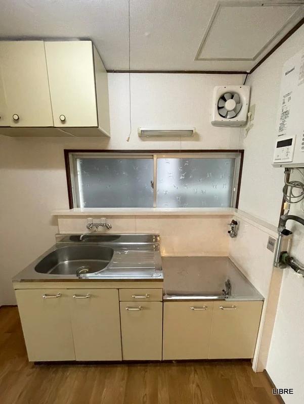 キッチン　ガスコンロ設置可！