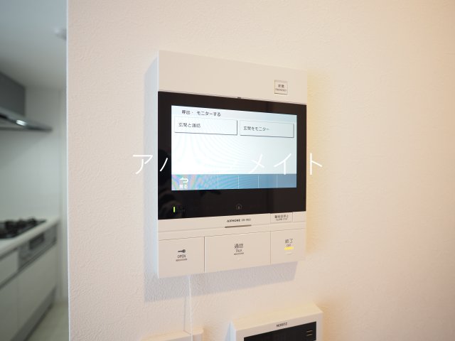 セキュリティ　TVモニターインターホン付きです