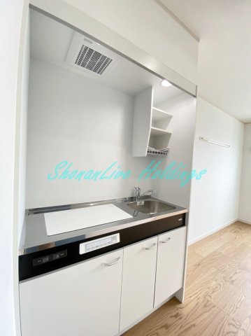 キッチン　IHクッキングヒーターで掃除も楽チン♪