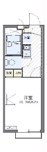 レオパレスカメリアIIIの間取り写真