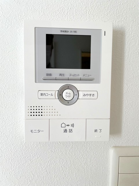 セキュリティ　★お顔も確認できるTVモニター付きインターホン★