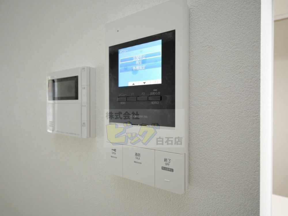 セキュリティ　防犯面で安心のＴＶモニターホン設備が付いています♪