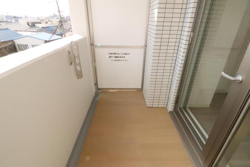 バルコニー　通風良好です