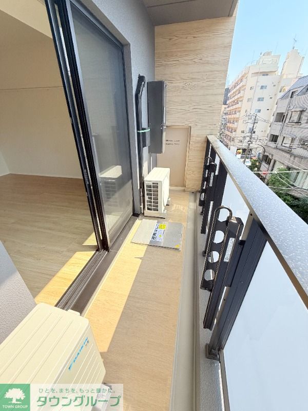 バルコニー　402号室の写真です。