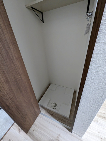 洗面設備　洗濯機置き場