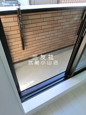 バルコニー　広々としたバルコニーです