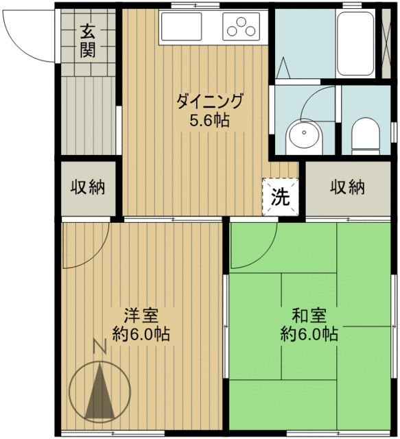 サンプラザの間取り写真