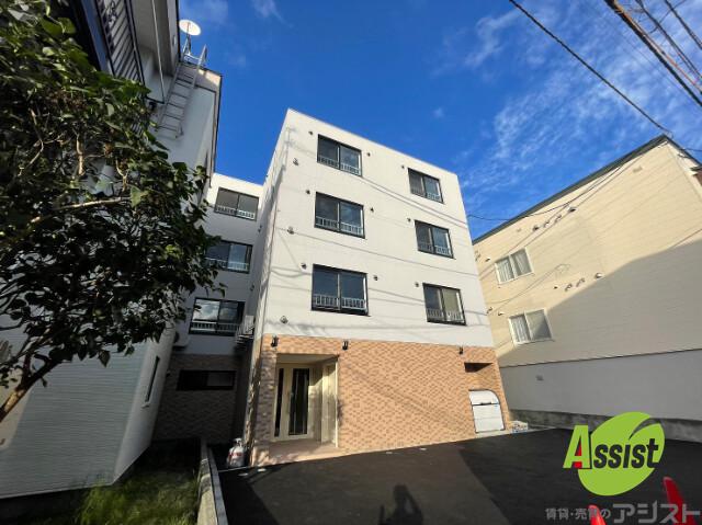 建物外観　札幌市白石区栄通１５「プルメリア栄通」
