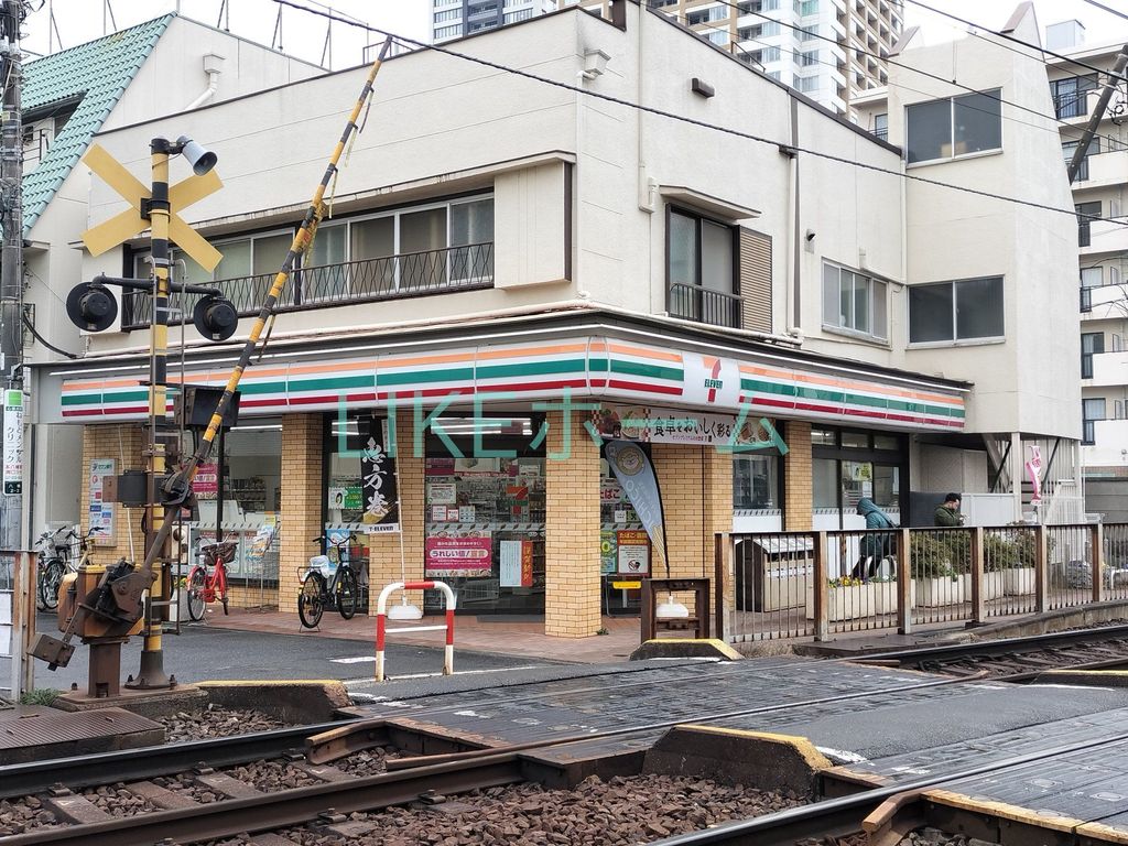 コンビニ　セブンイレブン　八幡店（コンビニ）まで490m