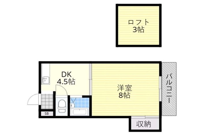 辻本マンションの間取り写真