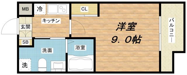 レジディア谷町の間取り写真