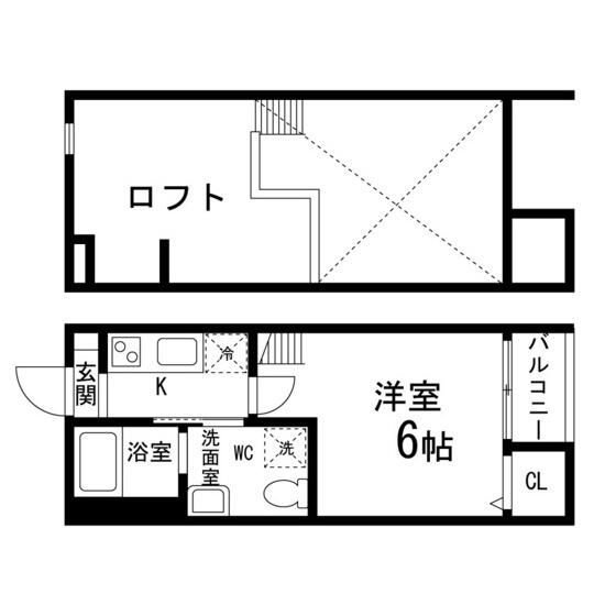 杜のアパートメントB棟の間取り写真