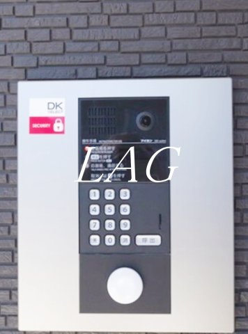 セキュリティ　モニター付きインターホンです。