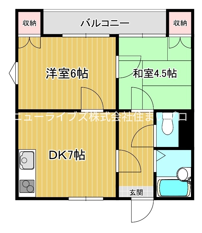 レナトゥス寝屋川の間取り写真