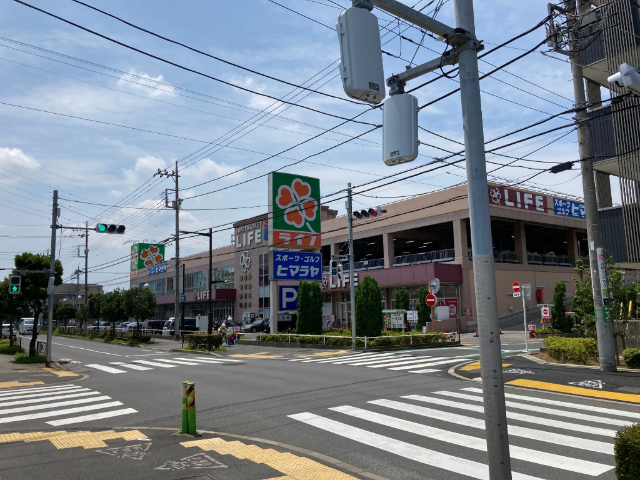 スーパー　ライフ奥戸店（スーパー）まで1196m