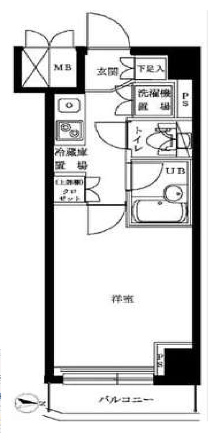 ルーブル大塚弐番館の間取り写真