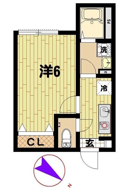 オーガスタコート川崎の間取り写真