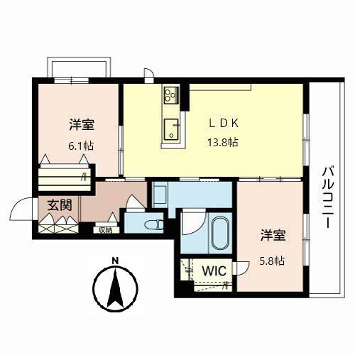 阪急京都線 富田駅 徒歩8分 3階建 築7年の間取り写真