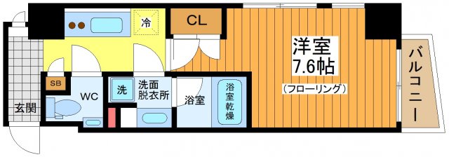 東急田園都市線 三軒茶屋駅 徒歩6分 10階建 築16年の間取り写真