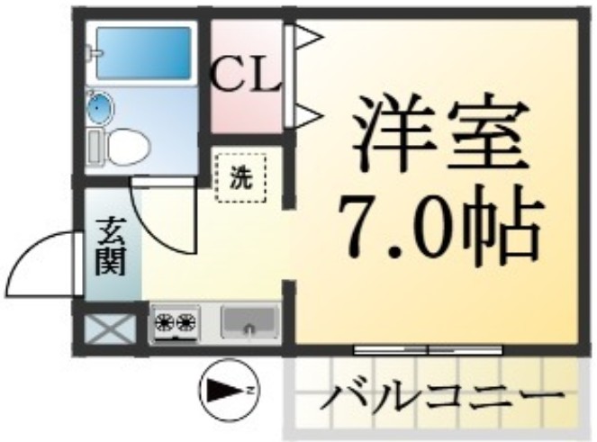エクレールハイツの間取り写真