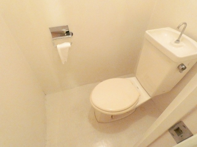近鉄南大阪線 針中野駅 徒歩7分 4階建 築39年のトイレ写真