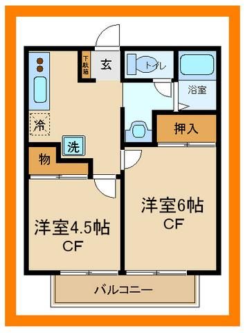 カーサロマネコンティの間取り写真