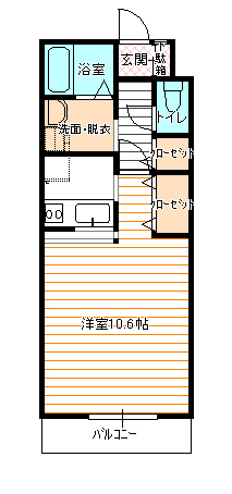 仙台市青葉区荒巻本沢のマンションの間取り