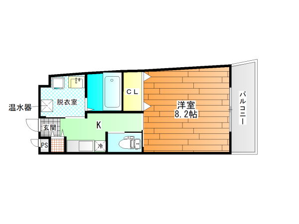 ドミール古市の間取り