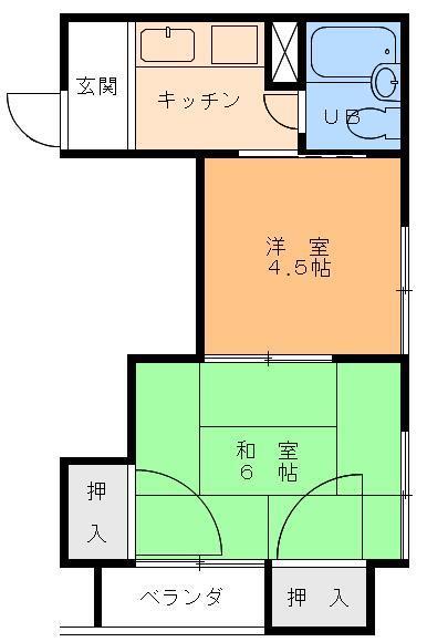 古町マンションの間取り