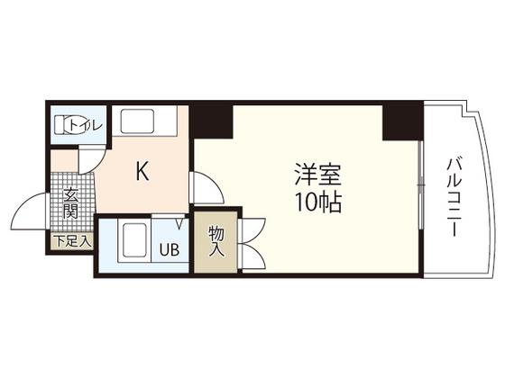 カルティエ城北通りの間取り